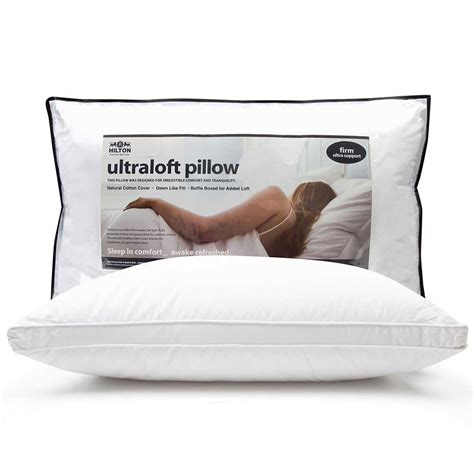 What brand pillow does Hilton use?