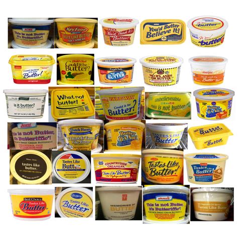 What brands are fake butter?