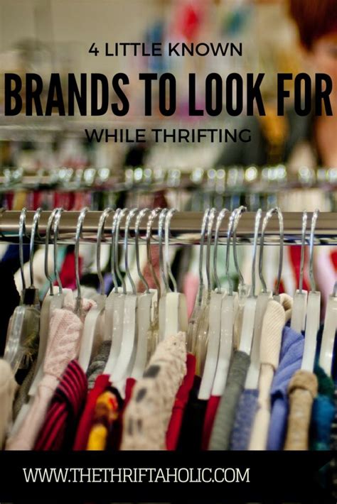 What brands to look for while thrifting to resell?