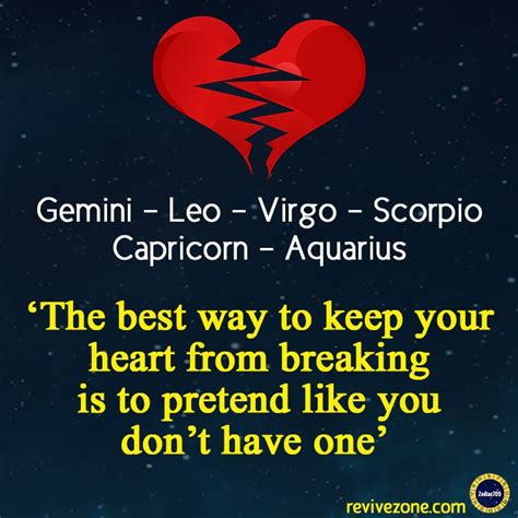 What breaks a Capricorn heart?