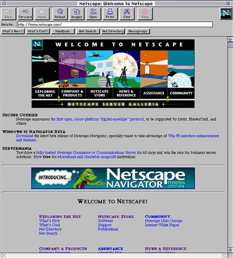 What browser launched in 1995?