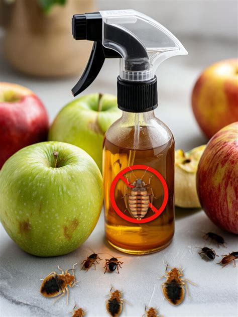 What bugs hate apple cider vinegar?