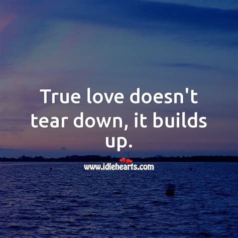 What builds true love?