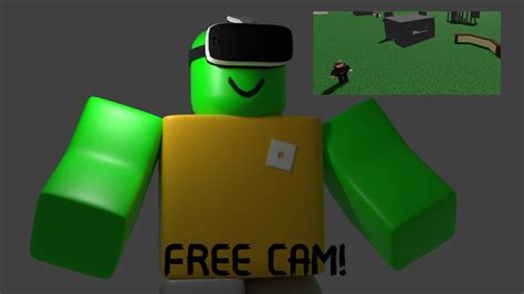 What button on Roblox is for free cam?