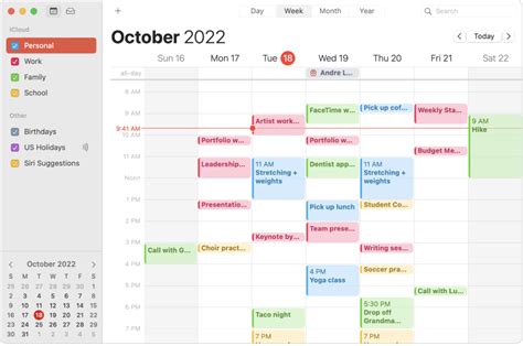 What calendar does Apple use?