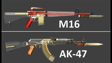 What came first AK-47 or M16?