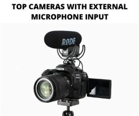 What cameras have a mic input?