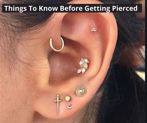 What can't you do when you get your ears pierced?