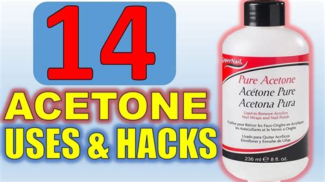 What can't you use acetone on?