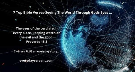 What can God's eyes see?