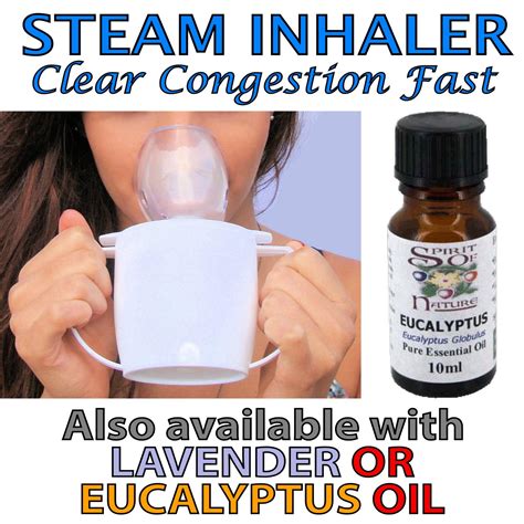 What can I add to steam to clear my sinuses?