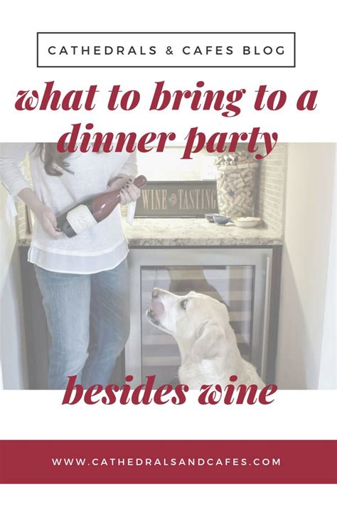What can I bring to a dinner party besides alcohol?