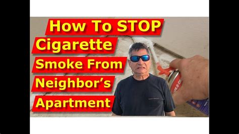 What can I do about secondhand smoke coming from my neighbor's apartment?