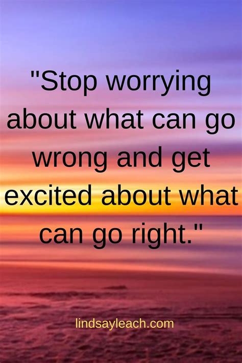 What can I do instead of worrying?