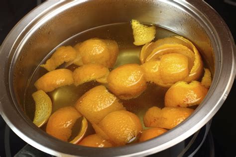 What can I do with boiled orange peel water?