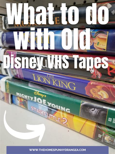 What can I do with old Disney VHS tapes?