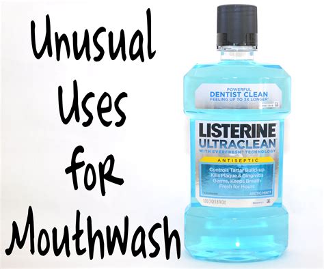 What can I do with old mouthwash?