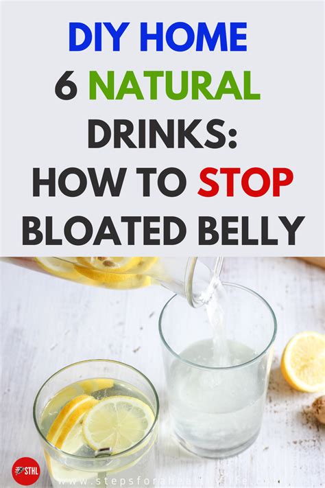 What can I drink for bloating?