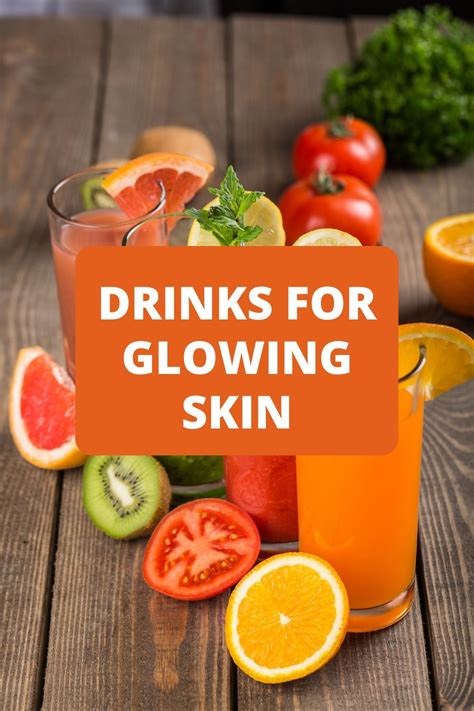 What can I drink for glowing skin?