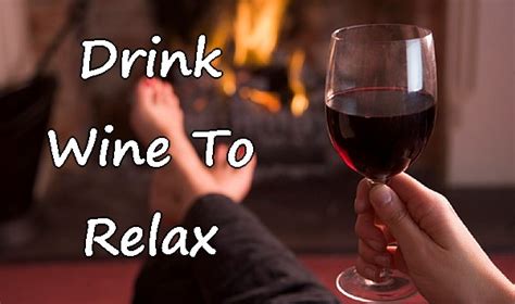What can I drink instead of wine to relax?
