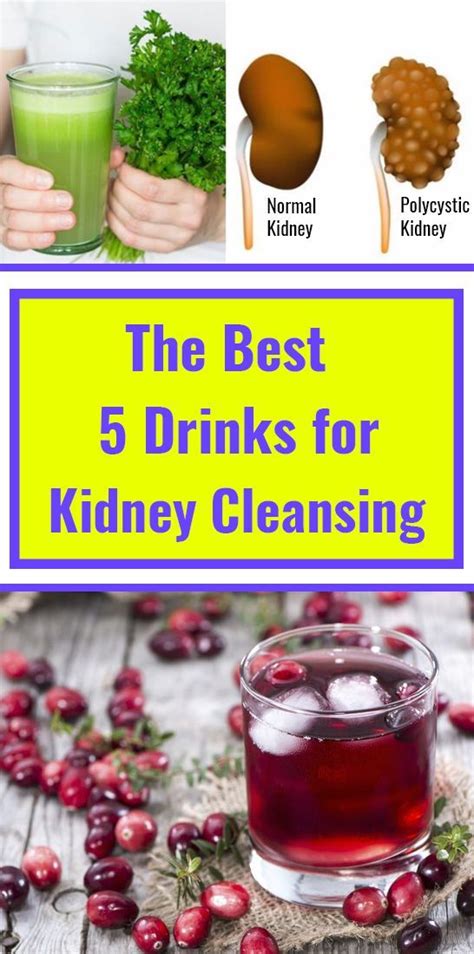 What can I drink to clean my kidneys naturally?