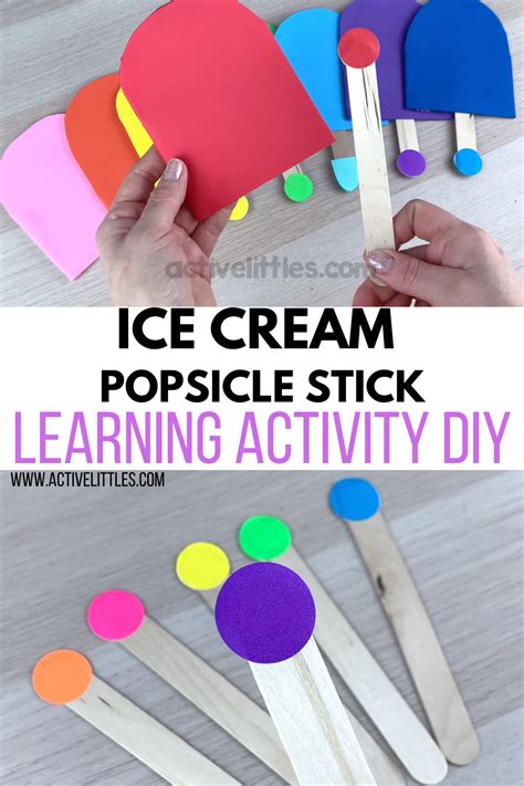 What can I make with ice cream sticks?