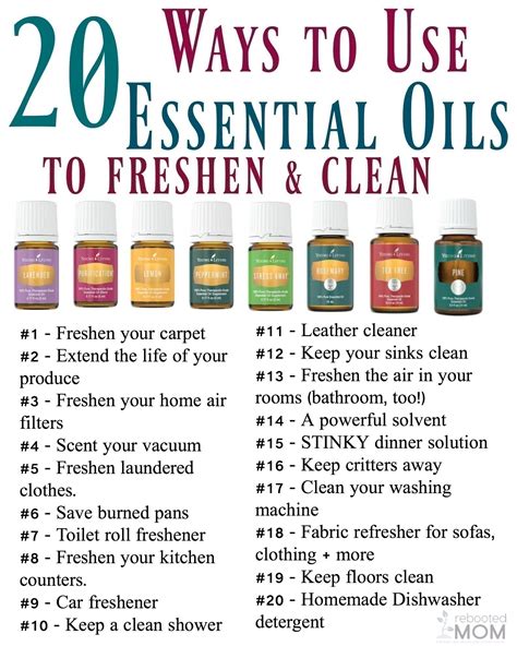 What can I mix with essential oils for cleaning?