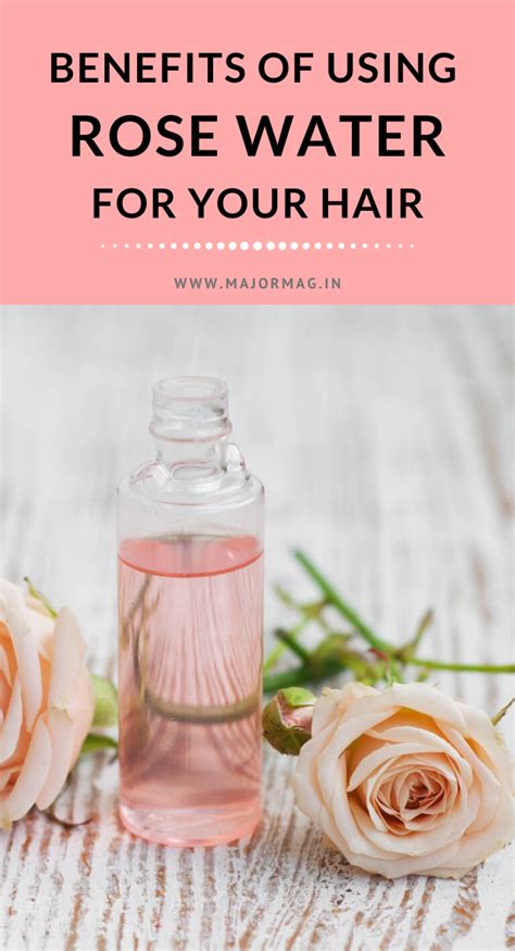 What can I mix with rose water for hair growth?