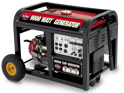 What can I power with a 9000 watt generator?