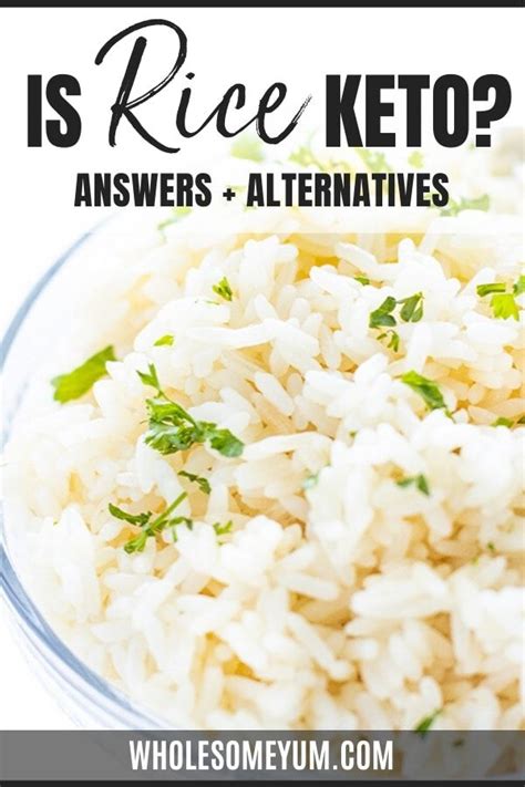 What can I replace rice with on keto?