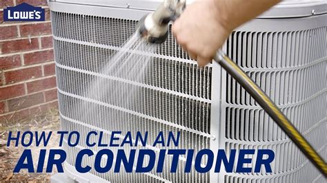 What can I spray in my air conditioner to clean it?