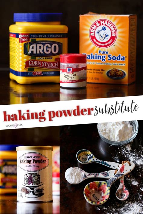 What can I substitute for 1 teaspoon of baking powder?
