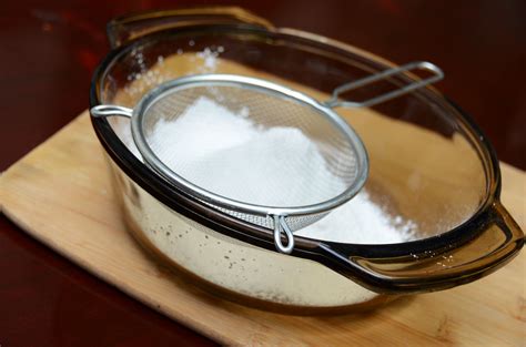 What can I use to sift powdered sugar?
