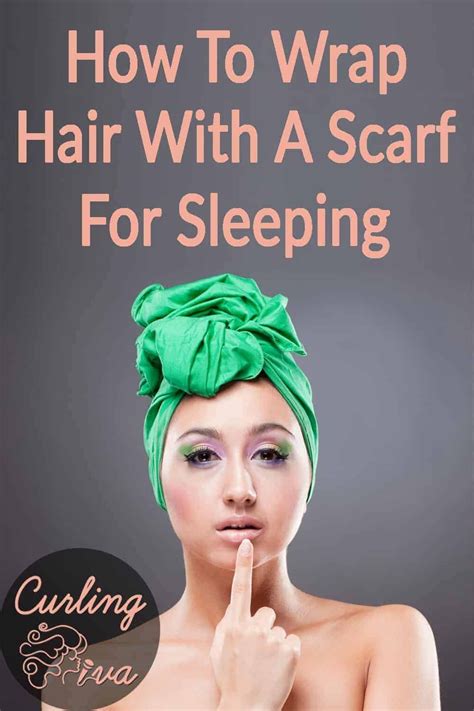 What can I wrap my hair with at night?