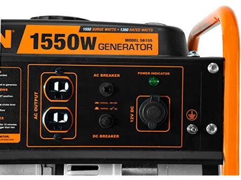 What can a 1550 watt generator run?