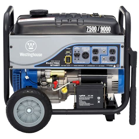 What can a 7500 watt generator run a whole house?