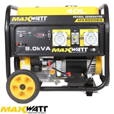 What can a 9kva generator power?
