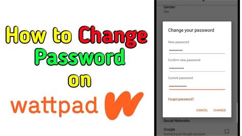 What can be Wattpad password?