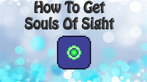 What can be crafted with souls of sight?