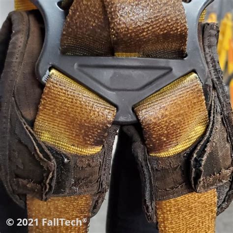 What can damage a harness?