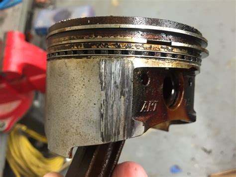 What can damage a piston?