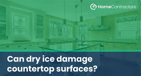 What can dry ice damage?