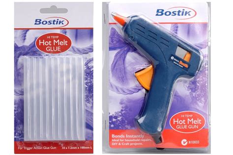 What can hot glue bond?