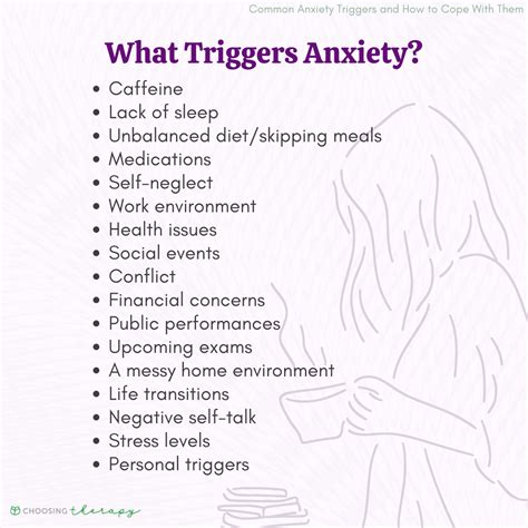 What can trigger anxiety?