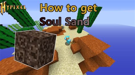 What can you do with soul sand?