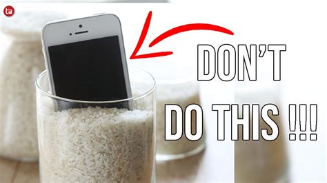 What can you put your phone in if you don't have rice?