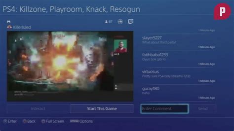 What can you stream on PlayStation 4?