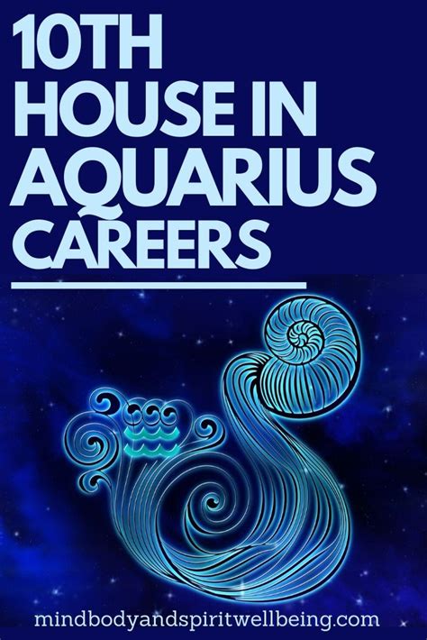 What careers are Aquarius in the 10th house?