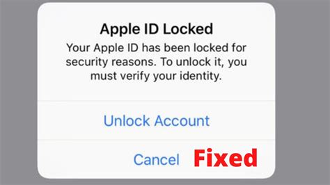 What causes Apple ID to be locked?