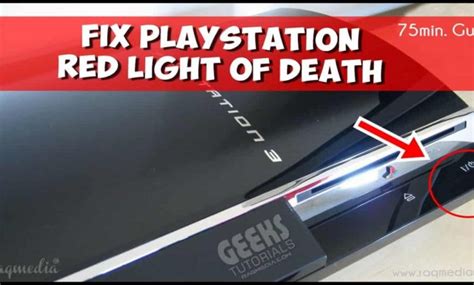 What causes PS3 red light of death?